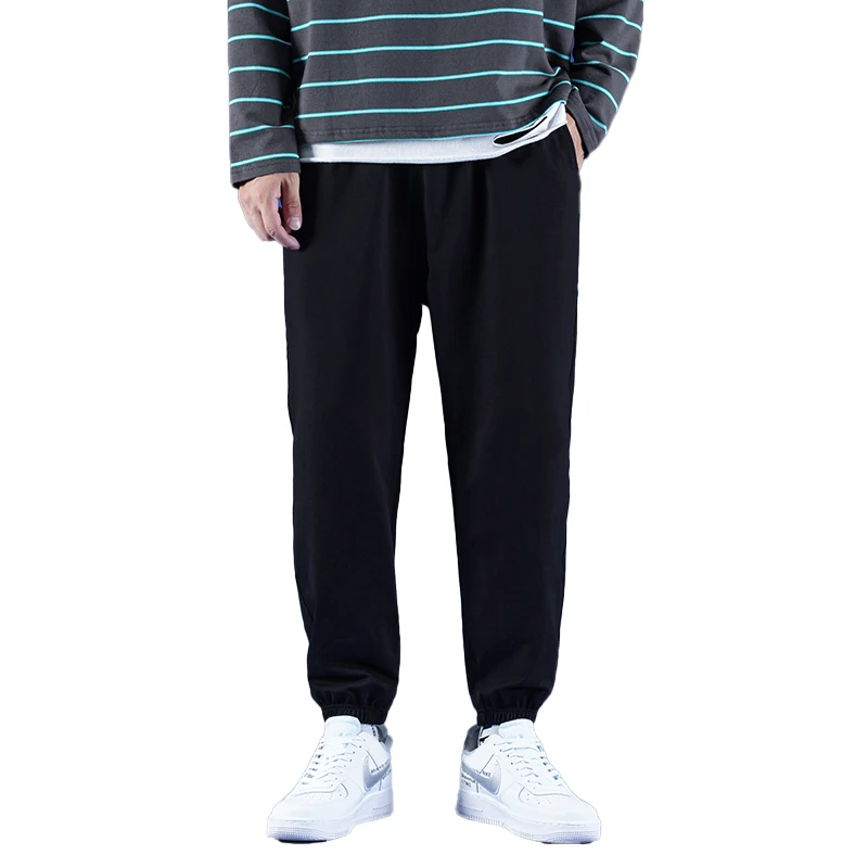 

YIDO Cashmere Velvet Thicken Pants Men Casual Warm Sweatpants Fleece Elastic Waist Trousers Track Pants Plus Size Men's Pants