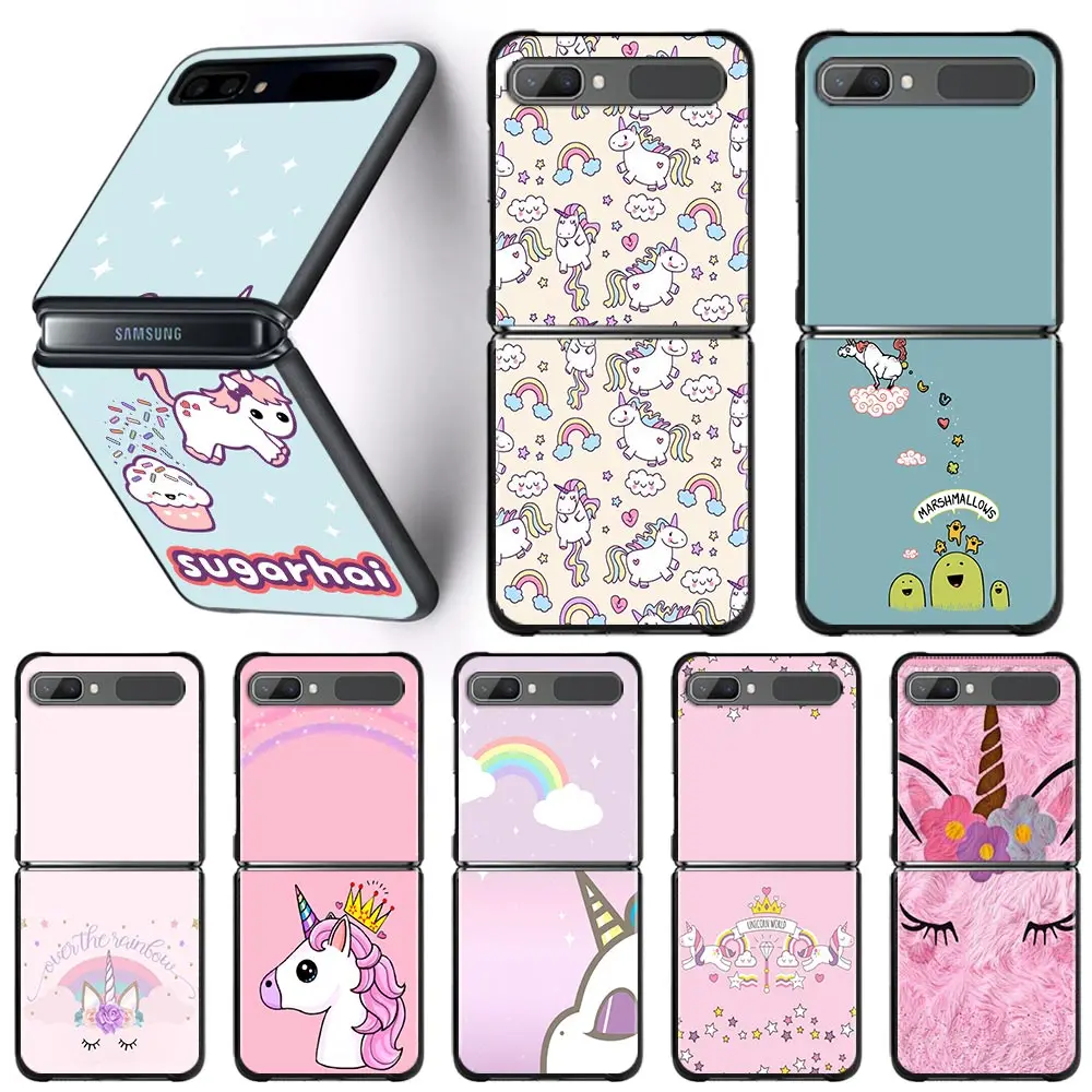 

My Unicorn Girl Guscio Phone Case For Samsung Galaxy Galaxy Z Flip 3 5G Hrad Case Capa Shell Cover Fundas