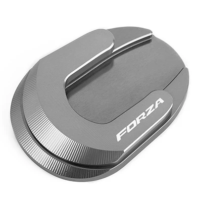 titanium Для HONDA Forza 125 250 300 MF13 17-19 аксессуары для мотоциклов подставка для ног Расслабление ног боковая подставка удлинитель опорная пластина - Цвет: titanium