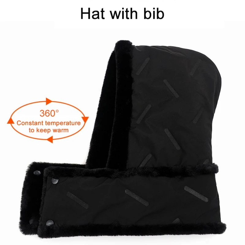 

Outdoor Warm Hood Face Mask Hat Neck Helmet Beanies For Exercise Bike Thermal Fleece Balaclava Hats Beanies