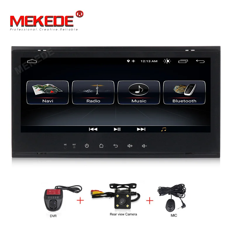 add camera DVR MEKEDE Android 8,1 8. 8 дюймов Автомобильный DVD VW Touareg Multivan T5(2002-2010) gps 3g BT Радио RDS USB рулевое колесо Canbus - Цвет: add camera DVR