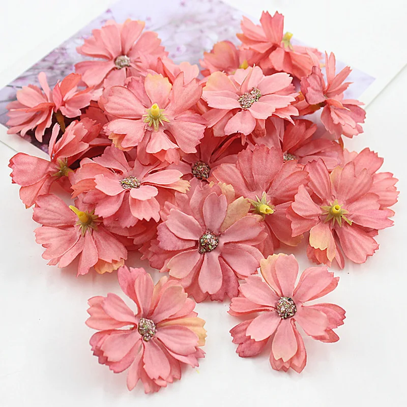 10 шт 4 5 см искусственные мини цветы на голову &quotсделай сам&quot для ремесел