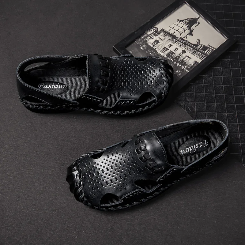 

Sandalen Herren Sport Sandals Sandalias Cuero Sandalia Masculino Mens Casual Men Summer Deportivas Sandles Sandale Homme Beach