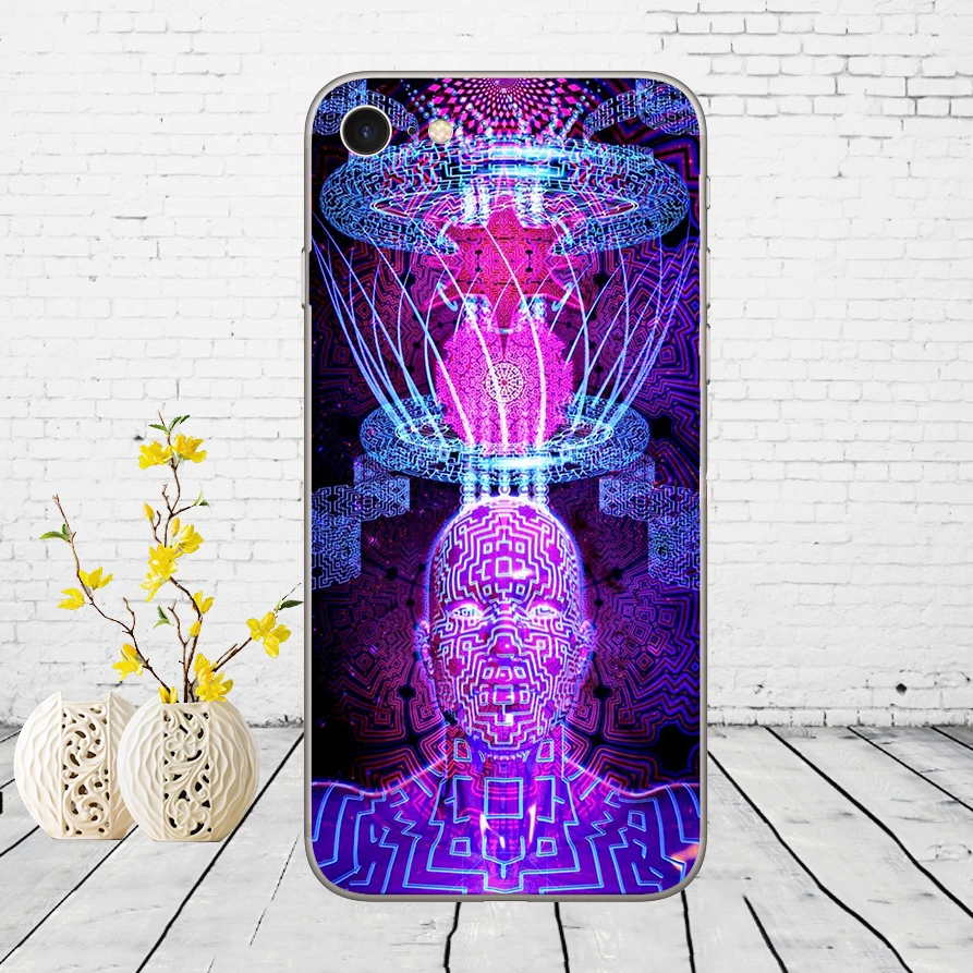 Мягкий силиконовый чехол 198DD с психоделическим рисунком для iphone 5 5s se 6 6s 8 plus 7 Plus X XS
