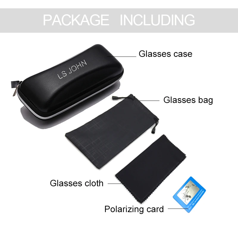 Мужские и женские фотохромные очки LS JOHN ультралегкие солнцезащитные из титана с