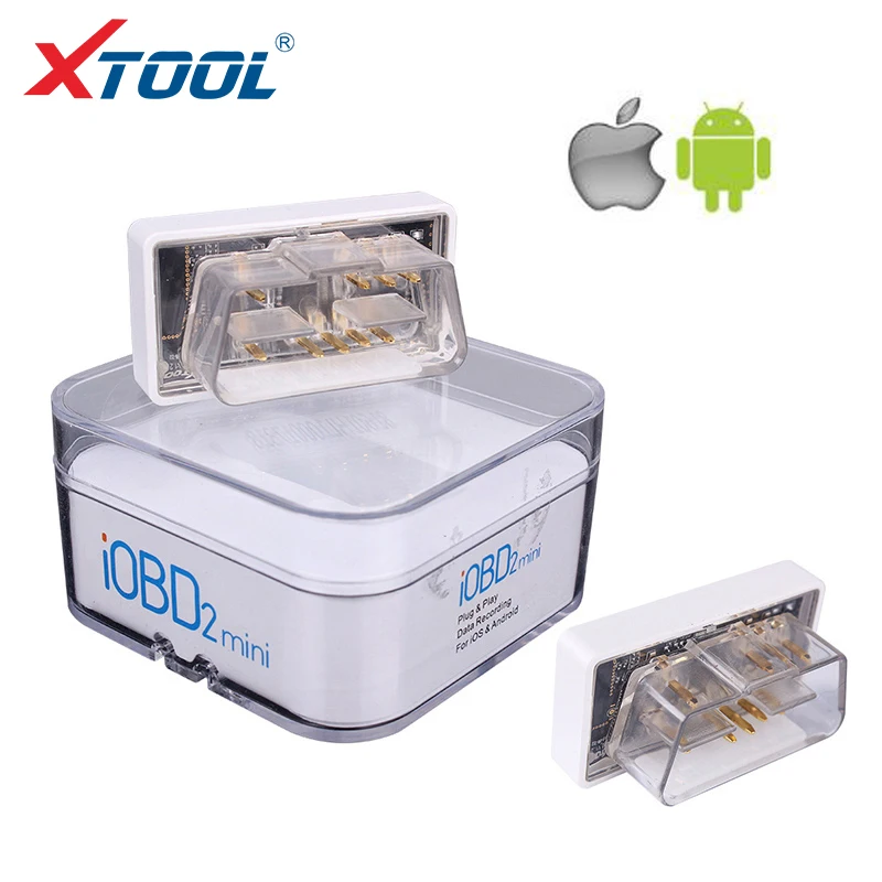 XTOOL оригинальный IOBD2 MINI OBD2 интерфейс Поддержка Bluetooth 4 0 работает на Android/IOS