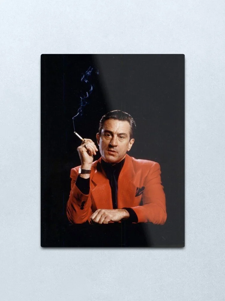 

Robert Deniro Metal Print Tin Sign Vintage Metal Wall Sign Plaque Retro Garage Shed Car