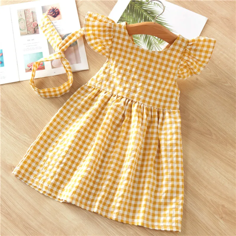 Платье для маленьких девочек на день рождения Новинка лета 2020 детская одежда