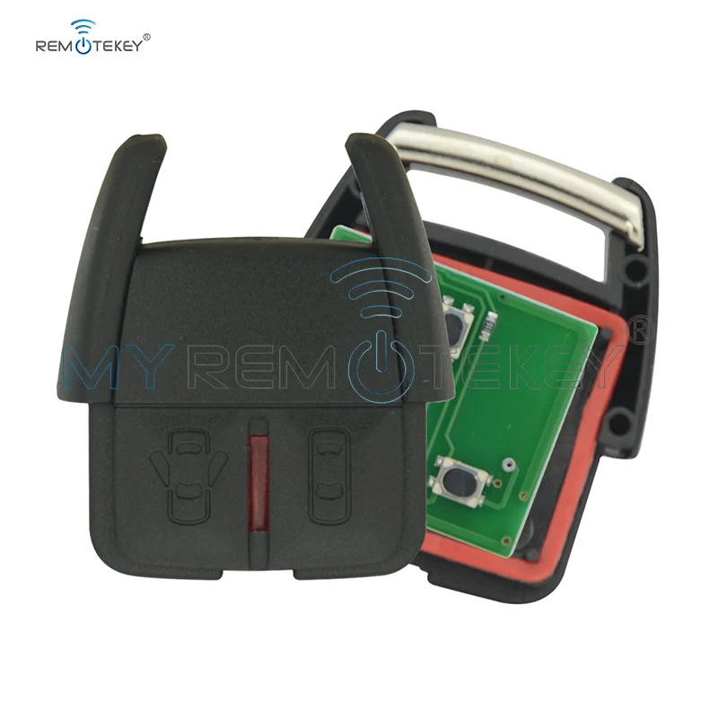 Remtekey 2000 2001 2002 2003 2004 для Opel Vauxhall Holden Astra G Zafira A автомобильный ключ 93176615 fob 2 кнопки 433