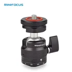 Многофункциональная шариковая мини-головка с панорамной головкой 360 , с креплением для горячего башмака, винт 14 дюйма для камеры, цифровой зеркальной фотокамеры светильник фона