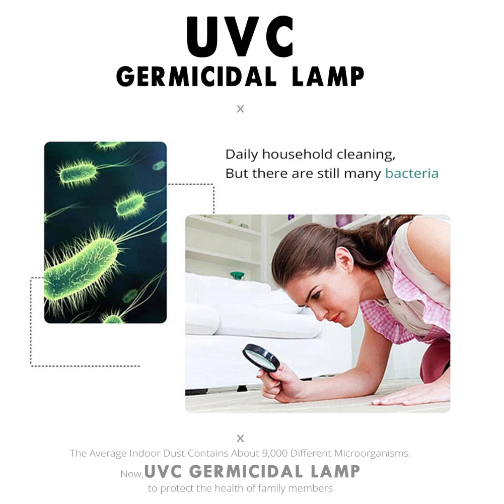 Ultraviolet E27/GU10 uv lamp Light Lamp Germicidal UV Mite Bulb UVC LED Sterilizer Kill Dust for Home Bathroom | Лампы и освещение