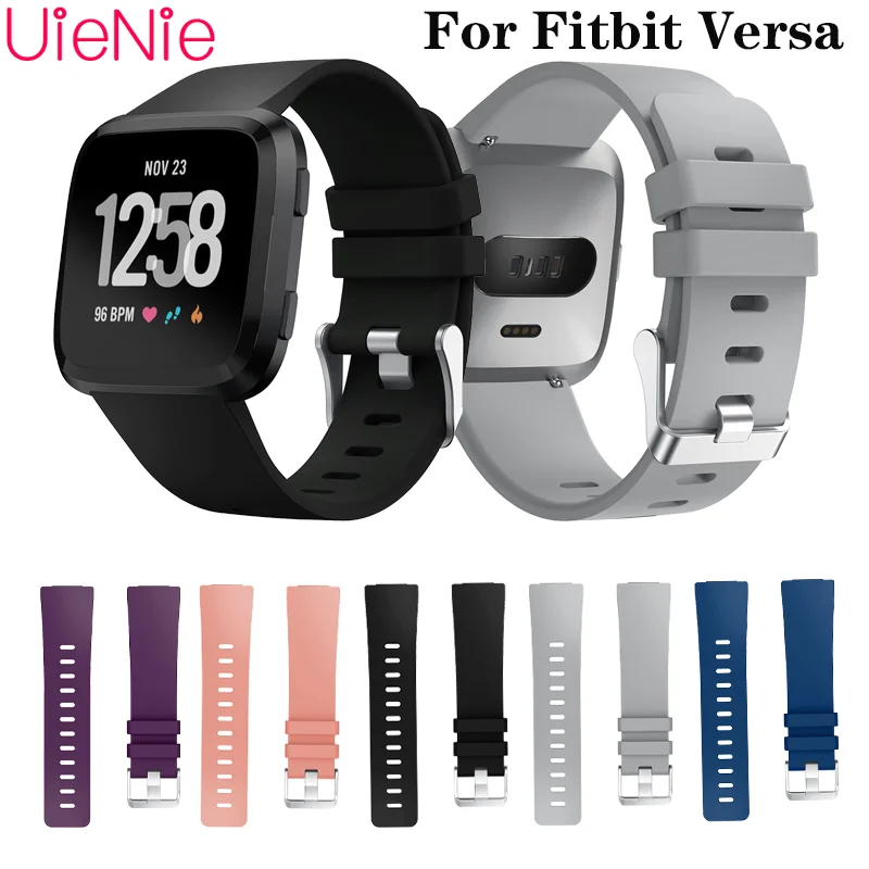 

Soft Silicone Smart Watch Replacment Band For Fitbit Versa/Versa2 Wrist Accessories Replacement Correa Sport Silicone Bracelet