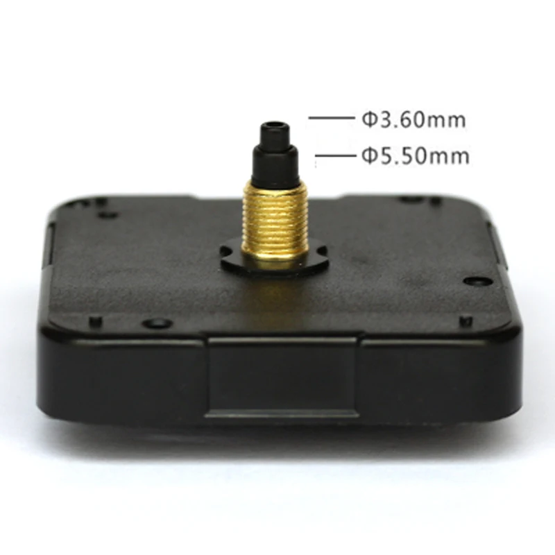 DIY Quartz Clock Mechanism Movement Classic Black Motor Parts No Ticking Home Decor Clockwork Replacement Essential Tools | Дом и сад