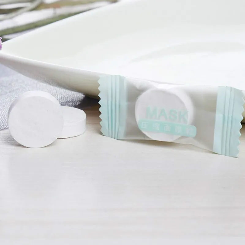 Одноразовые ватные прокладки портативное дорожное сжатое полотенце для лица