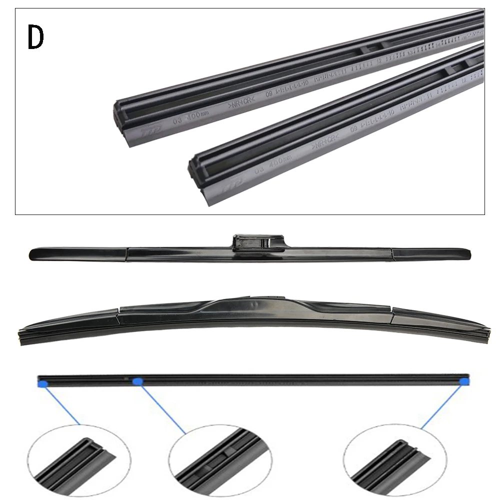 Car Wiper Blade Refill Rubber Band 14 16 17 18 19 20 21 22 23 24 26 28 32 Inch For Lada Opel Jeep Honda Mazda Nissan Accessories images - 6
