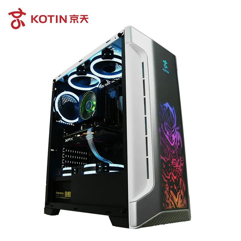Kotin Intel Core i7 9700K 3,6 ГГц игровой ПК настольный Z390 RTX 2070 супер 16 Гб GDDR6 GPU 16 Гб ram компьютер водяное охлаждение
