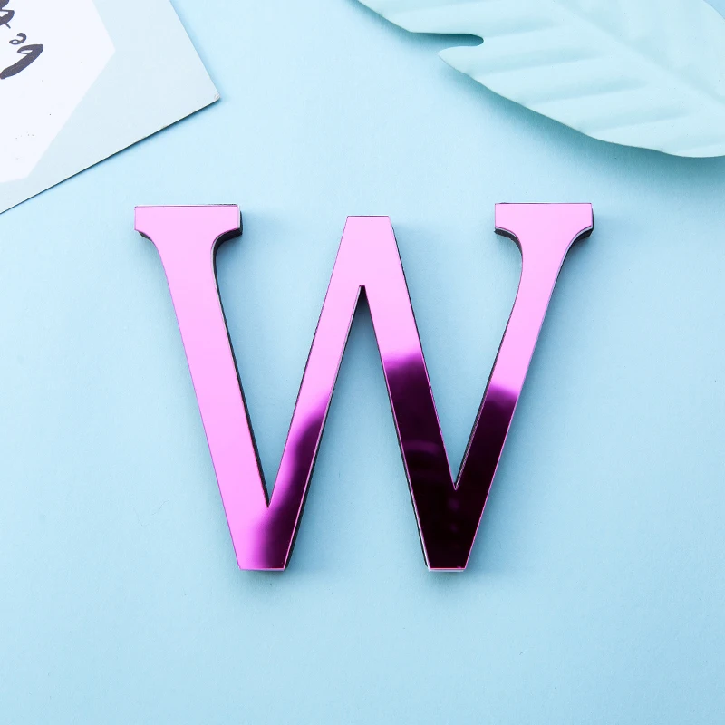 Акриловая роза, красные буквы, 3D зеркальная наклейка на стену, украшение дома, праздник, праздник, гостиная, сделай сам, пилинг и наклейка, художественная роспись