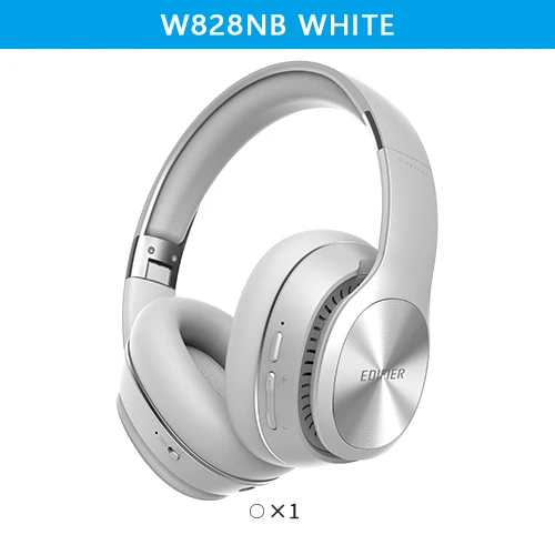 W828NB White EDIFIER W828NB Bluetooth наушники ANC функция до 25 часов воспроизведения складной дизайн беспроводные наушники - Цвет: W828NB White