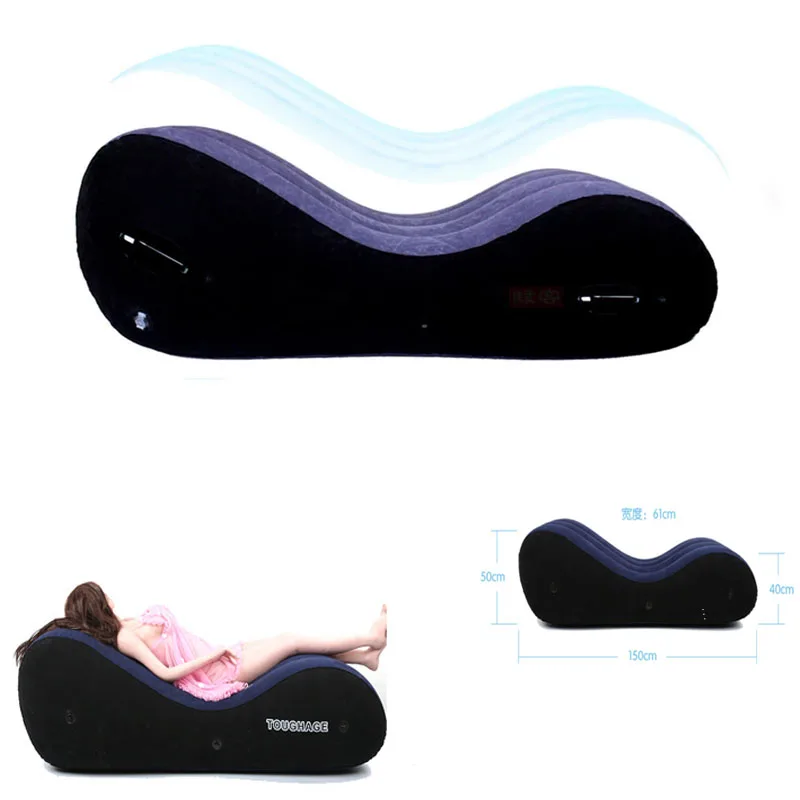 

Toughage Inflatable Sex Sofa S Pad Foldable Bed Furniture Adult Bdsm Chair Sexual Positions Wedge Pillow Cushion for Couples