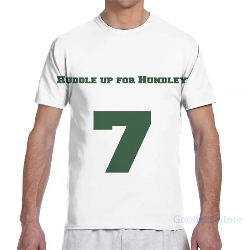 Huddle up для Hundley-большая Мужская футболка женщин с принтом модная девочек топы
