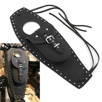 motorcycle black tank bag fuel tank pad tank chap cover panel pad bib bra bag fit for harley sportster 1200 883 pouch bag