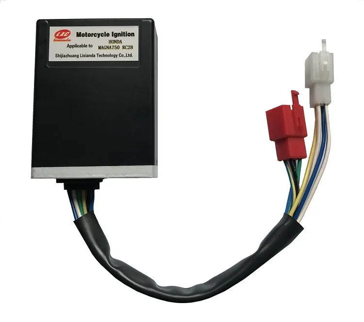 Magna 750 RC28 MNO VF750F V45 запчасти для мотоциклов блок зажигания CDI # LXD RC28|rc28|cdi unit yamahacdi
