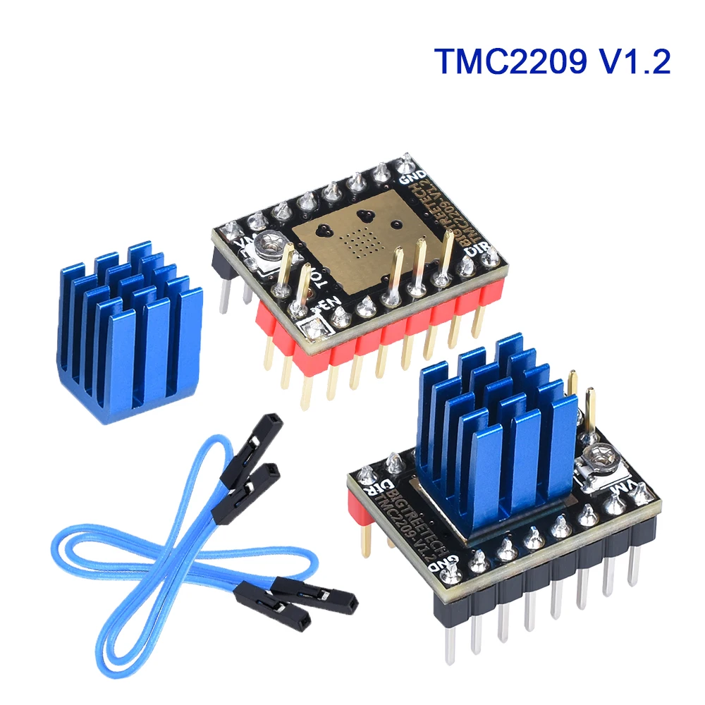 BIGTREETECH TMC2209 V1.2 UART шаговый двигатель драйвер StepSticks VS TMC2208 TMC2130 для SKR V1.4 PRO MINI E3 3D