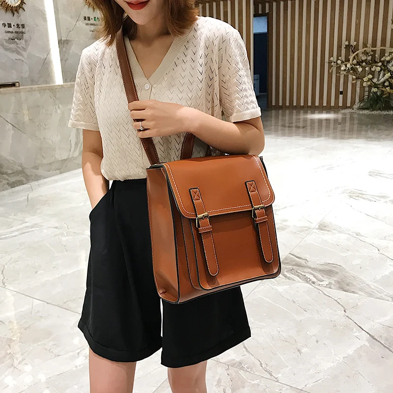 Винтажные рюкзаки женская сумка из искусственной кожи женский рюкзак модная