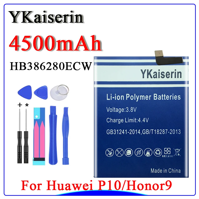 Аккумулятор ykaisзаверin HB386280ECW для Huawei P7 P20 P8 P9 P10 P30 Lite Pro Plus P9Lite Mini Honor 9 9i