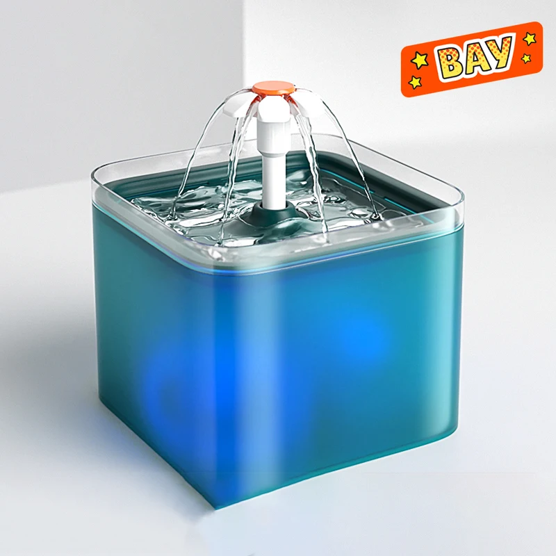

New 2L Automatic Cat Water Fountain Pet Dog Drinking Bowl Faucet With Infrared Motion Sensor Circulating Water Dispenser Feeder