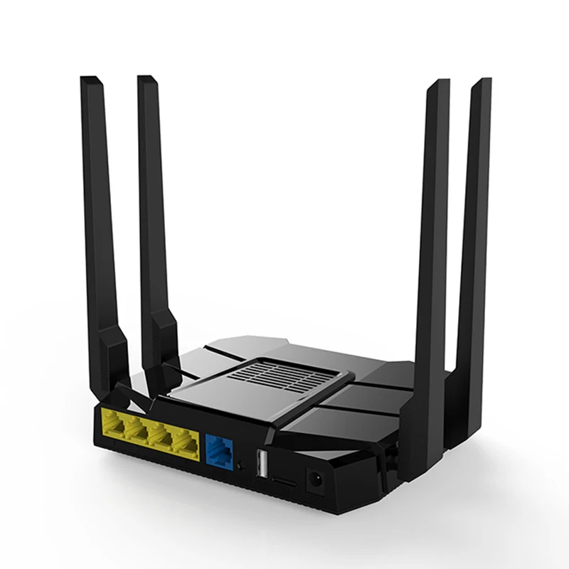 Гигабитные порты WAN и LAN 2 4 ГГц 4*5dBiExternal антенны AC1200 беспроводной маршрутизатор