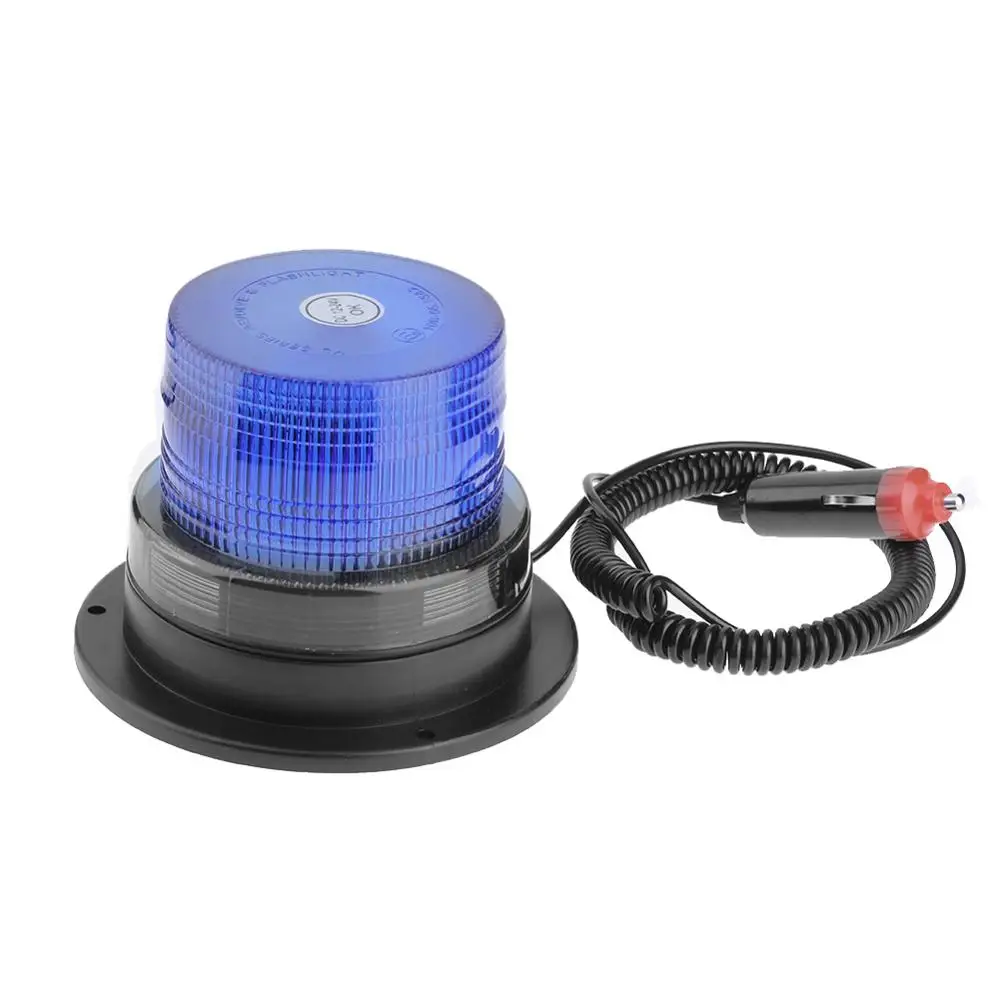 VODOOL Universal Magnetic Adsorption 12/24V Car LED Strobe Warning Light Vehicle Police Emergency Flashing Lighting Beacon Lamp |