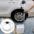 Ручной насос для перекачки масла, автомобильный топливный насос, ручной автомобильный топливный бак, присоска, сифон, экономия топлива, газовый насос с трубкой 2 м