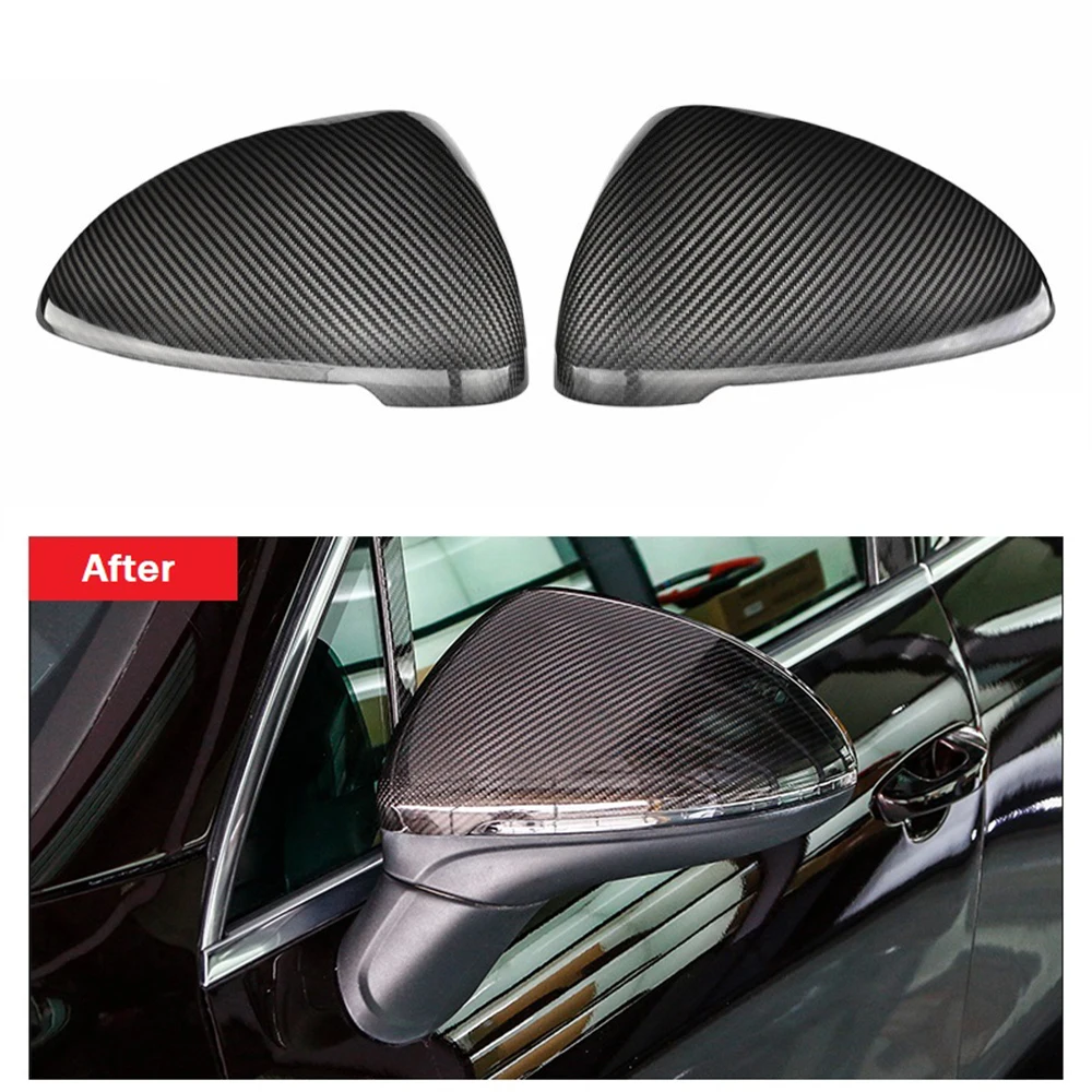 

For Porsche Cayenne carbon fiber True view mirror cover 2015-2021 Cayenne carbon fiber side cover adds style accessories