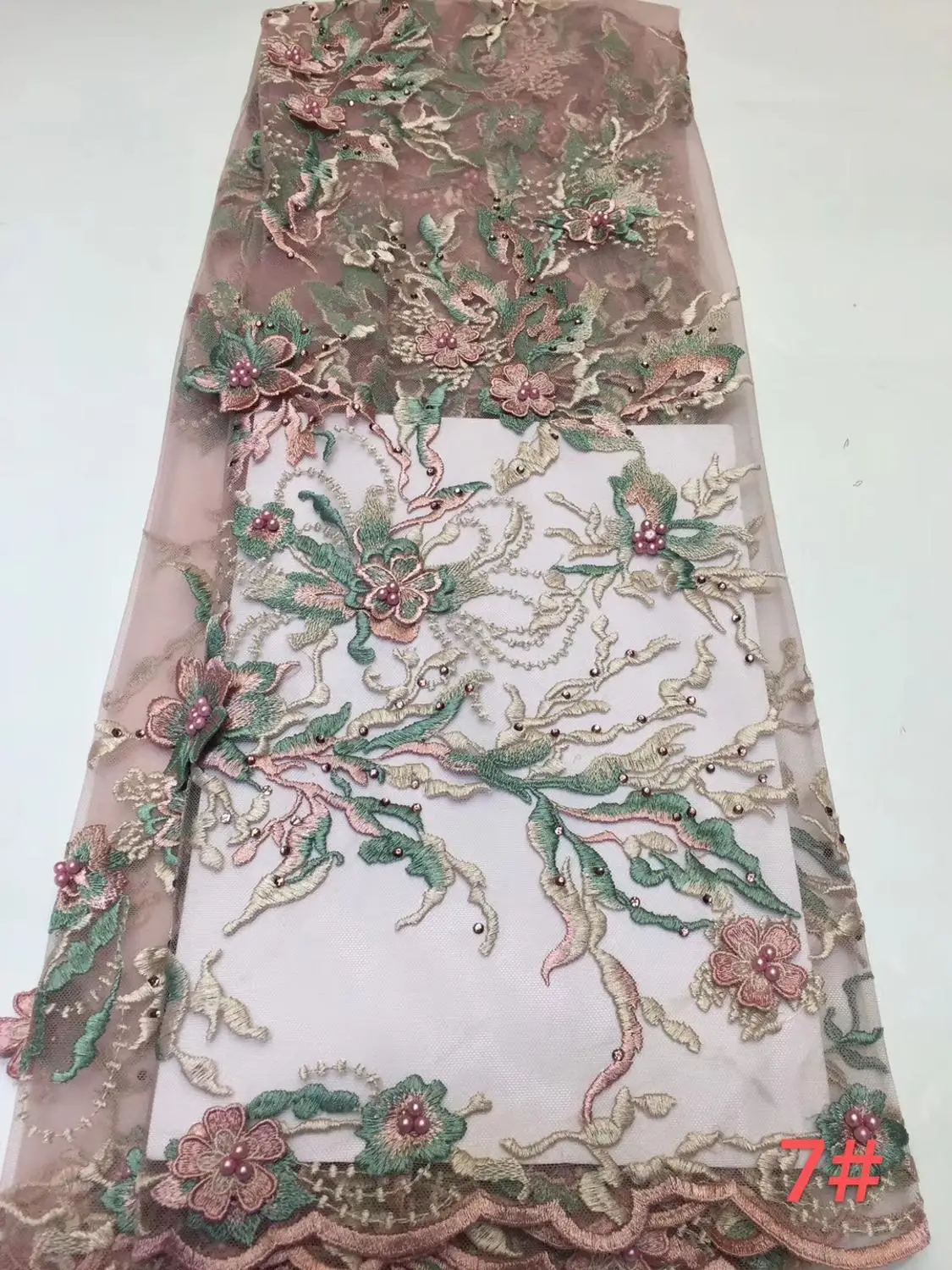 African Lace Fabric 3D Applique For Wedding Bridal Dress Tulle FFZ92 | Дом и сад