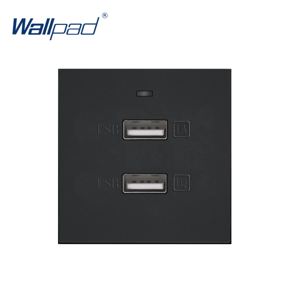 Wallpad двойная 2100 мА Быстрая зарядка USB розетка 5 В выходная функциональная клавиша