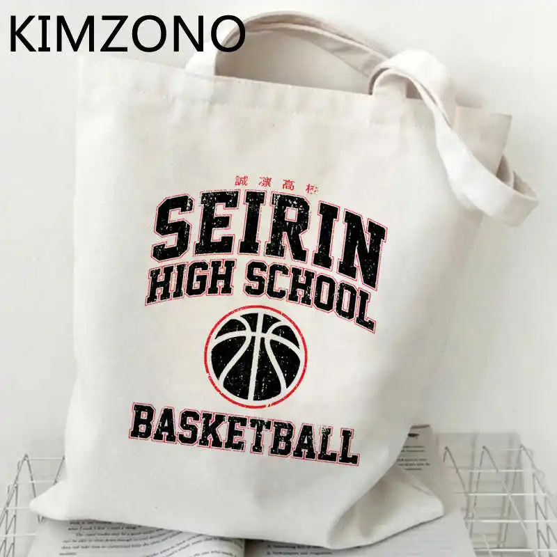 

Kuroko No Basket shopping bag reusable eco bolsas de tela grocery tote recycle bag bag sac cabas woven ecobag shoping grab