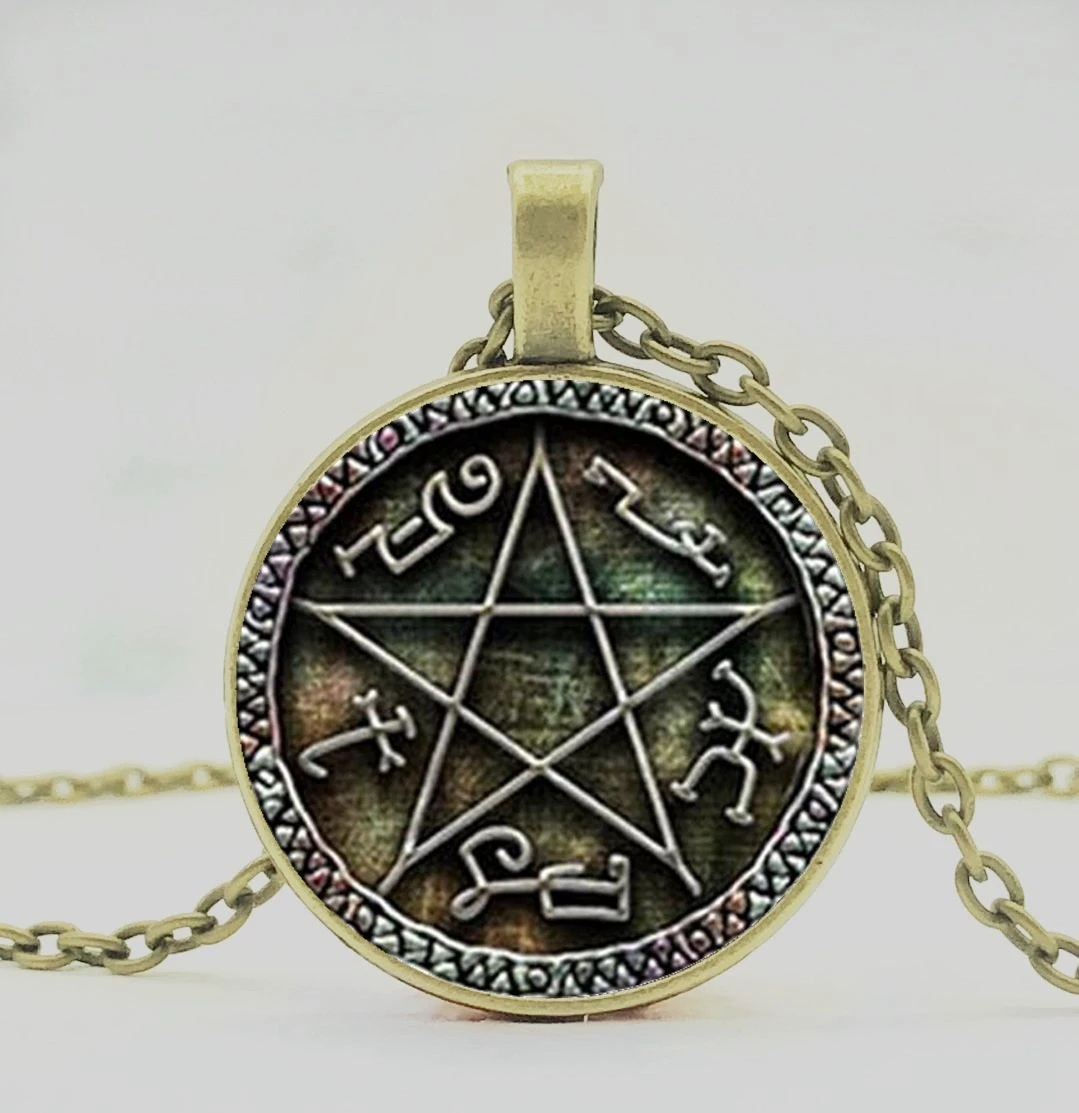 2019/ hot супернатуральная ловушка демона кулон Ювелирное Украшение стеклянный