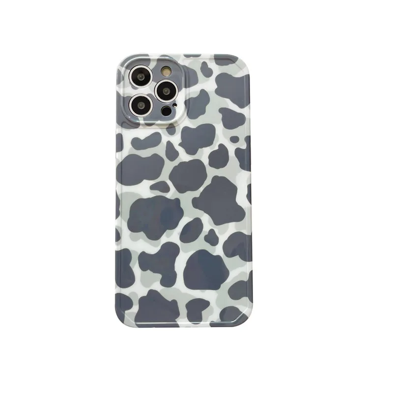 

Light gray Leopard Print phone case For iphone 12 Pro Max for iphone 11 Pro 7 8 Plus SE2020 XS Max X XR XS silicone case