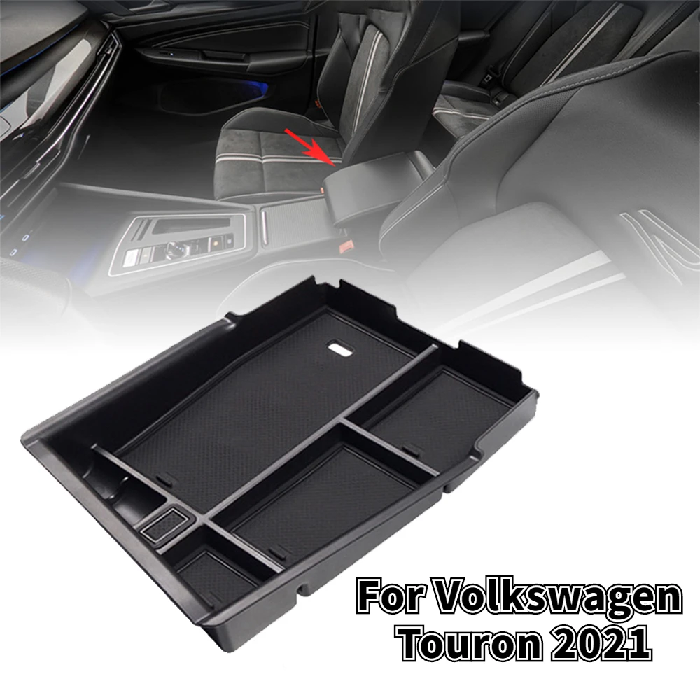 

Car Interior Decoration Console Armrest Container Storage Box Refit Accessories Styling For Volkswagen Touron X 2021