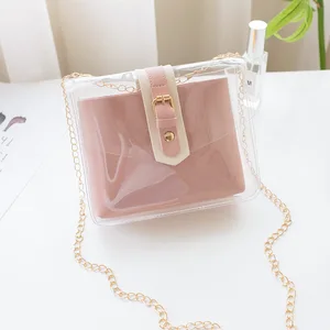Fairy Mini Bag Female 2020 New Style Chain Gel Bag Simple Solid Color All-match Shoulder Bag Fashion Mori Messenger Bag #25