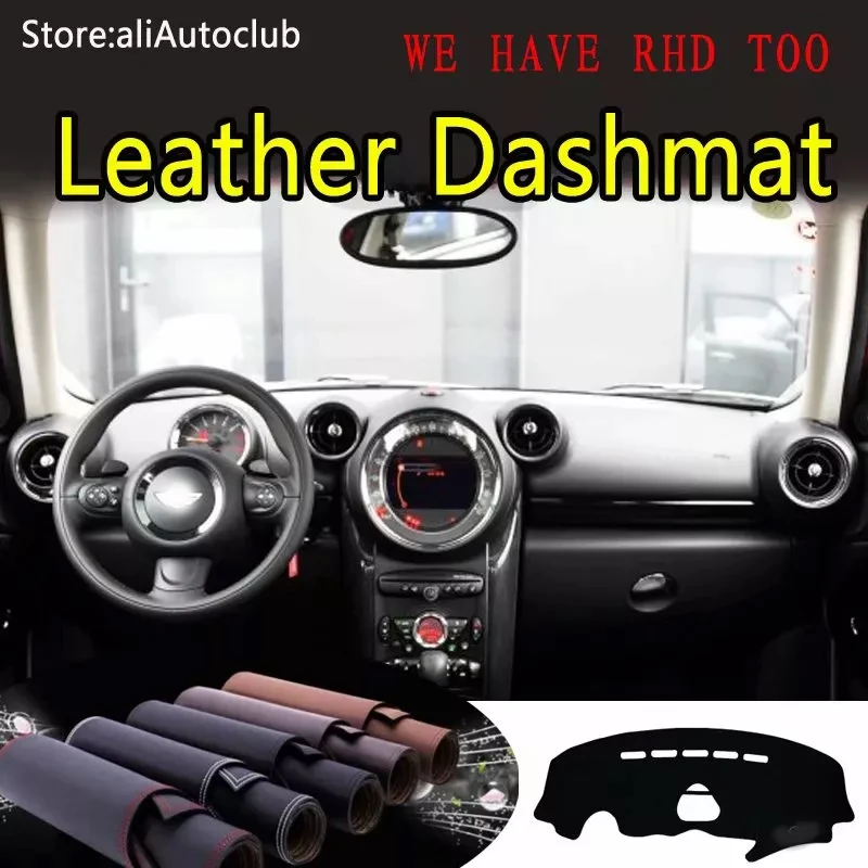 

For Mini Paceman Cooper R61 R60 2013 2014 2015 2016 Leather Dashmat Dashboard Cover Dash Carpet Custom Car Styling accessories