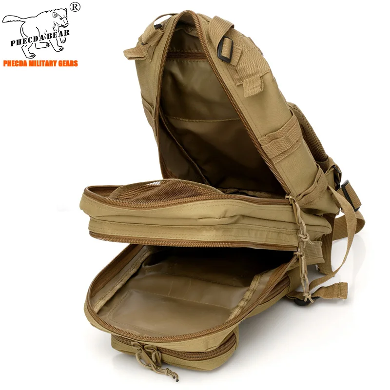 Классический тактический штурмовый рюкзак 3p 20 л туристический камуфляжный для