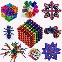 magnet balls diy colorful metal blocks cube construction newest building toy magnetic ball toy colorfull art crafts idea toys