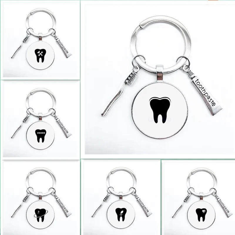 

Tooth design alloy key chain key ring, fashion pendant car key chain wallet key ring, men and women key chain pendant