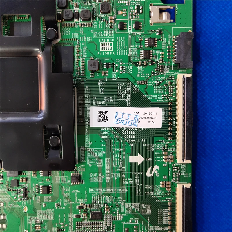 Good test BN41-02568A 02568B for Samsung main board UE55MU6220WXXN BN94-12571P UE55MU6220W UE55MU6220 motherboard UA55MU6310J