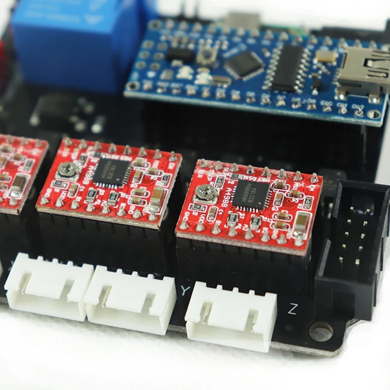 3 оси Управление плата драйверная Драйвер шагового двигателя с ЧПУ для лазерной