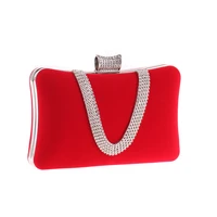 classic fashion female bag 2021 new bag diamond finger evening party bag u shaped flannel bag
