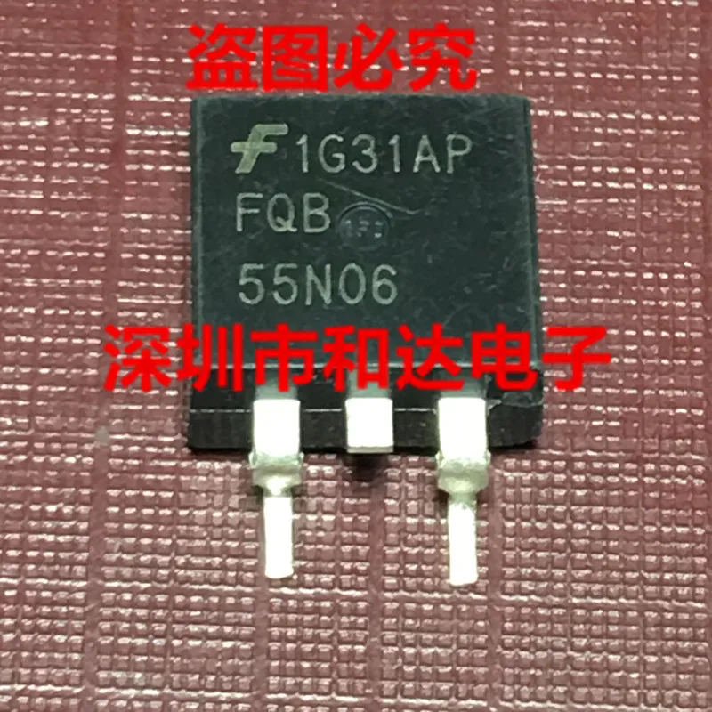 

5 шт. FQB55N06 TO-263 60V 55A