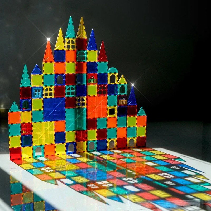 

Big Size Magnetic Designer Magnet Building Blocks Construction Set Magnetic Bircks DIY Toys for Children Gifts